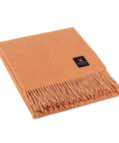 Manta de Lana de Alpaca Arequipa Pride -Naranja