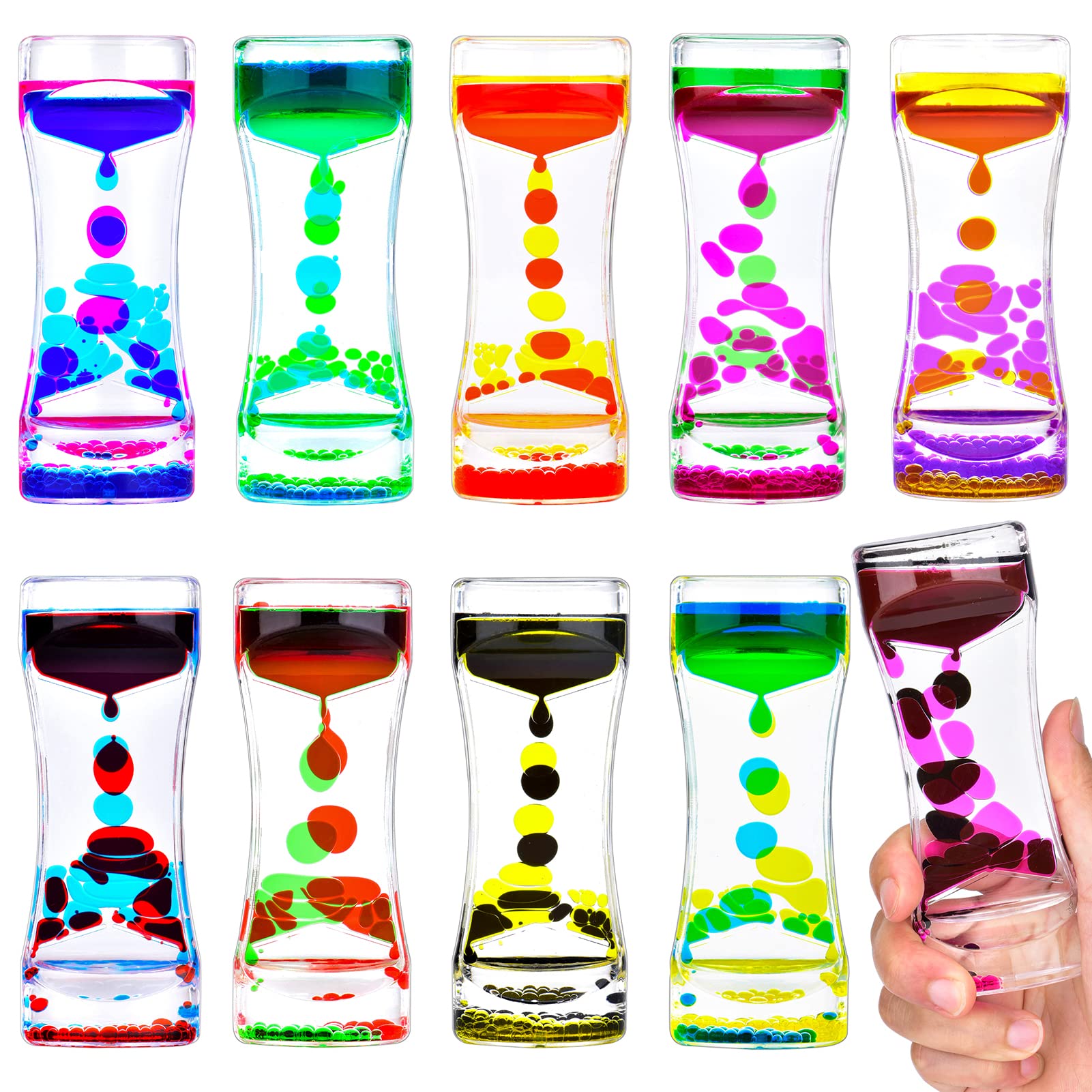 OCTTN Liquid Motion Bubbler Timer Juguetes Sensoriales para