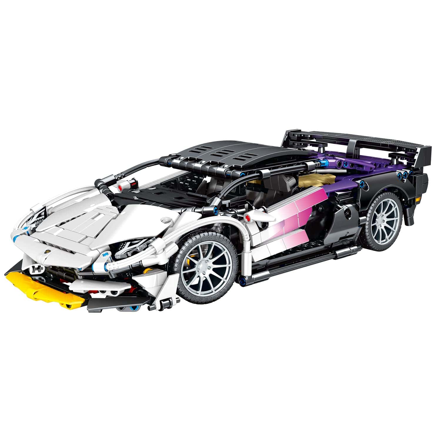 NEWRICE Super Sports Car Building Blocks Toys Adults,1:14 - Imagen 3