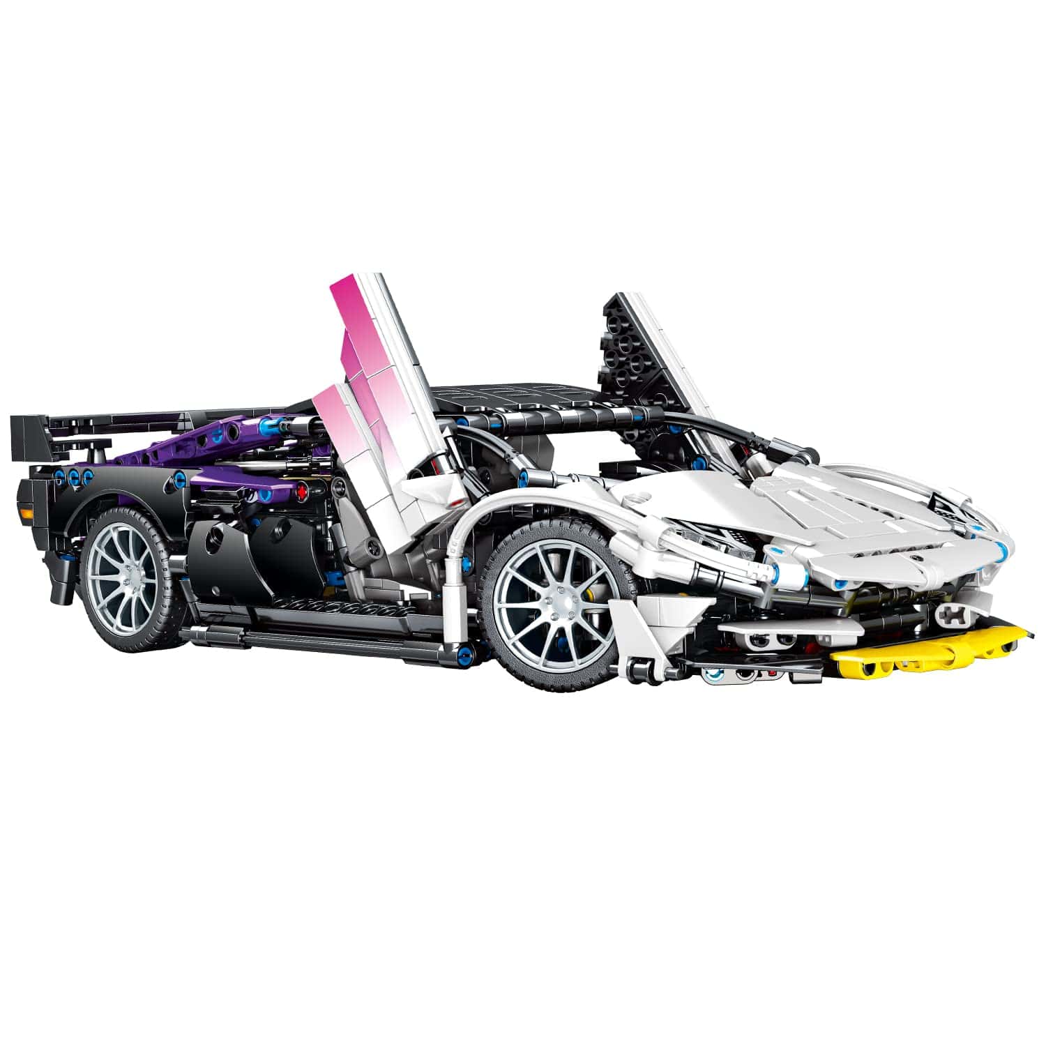 NEWRICE Super Sports Car Building Blocks Toys Adults,1:14 - Imagen 4