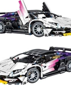 NEWRICE Super Sports Car Building Blocks Toys Adults,1:14