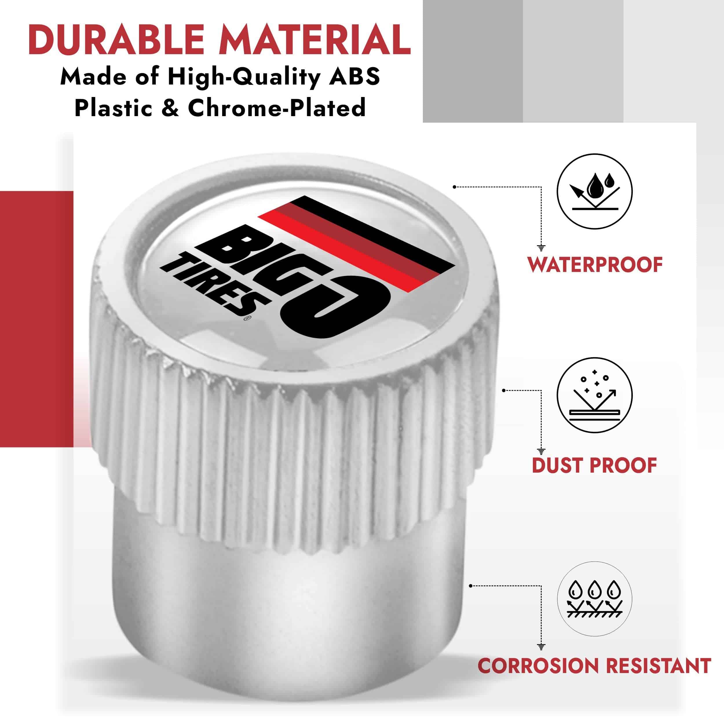 Ecco Big O Tire Valve Caps SKU 901 (1000 Pcs.) - Tapas de - Imagen 4