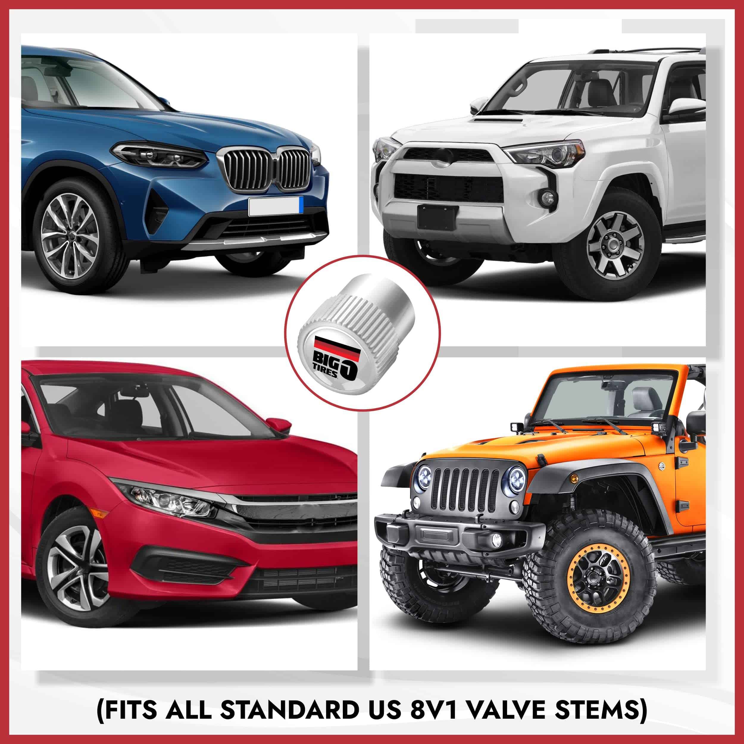 Ecco Big O Tire Valve Caps SKU 901 (1000 Pcs.) - Tapas de - Imagen 5