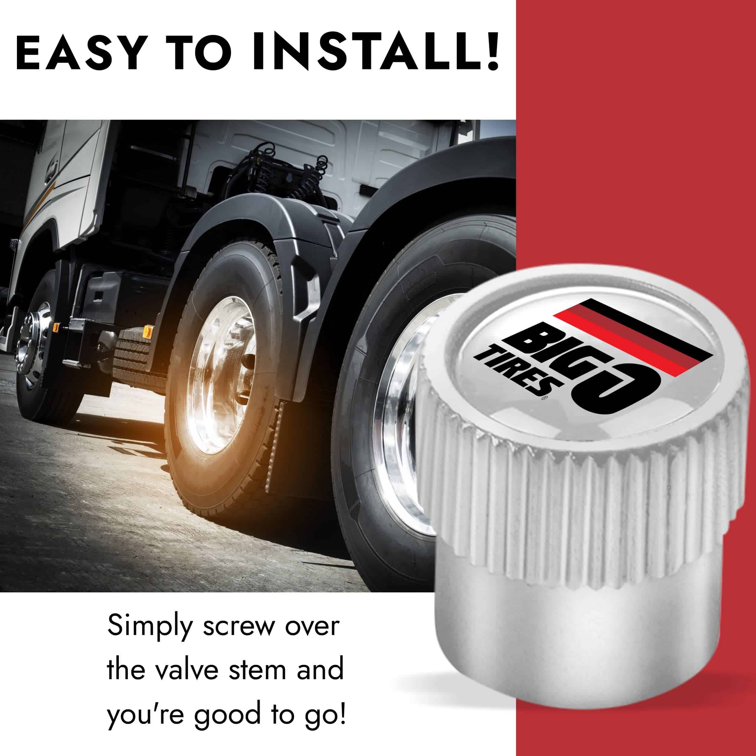 Ecco Big O Tire Valve Caps SKU 901 (1000 Pcs.) - Tapas de - Imagen 7
