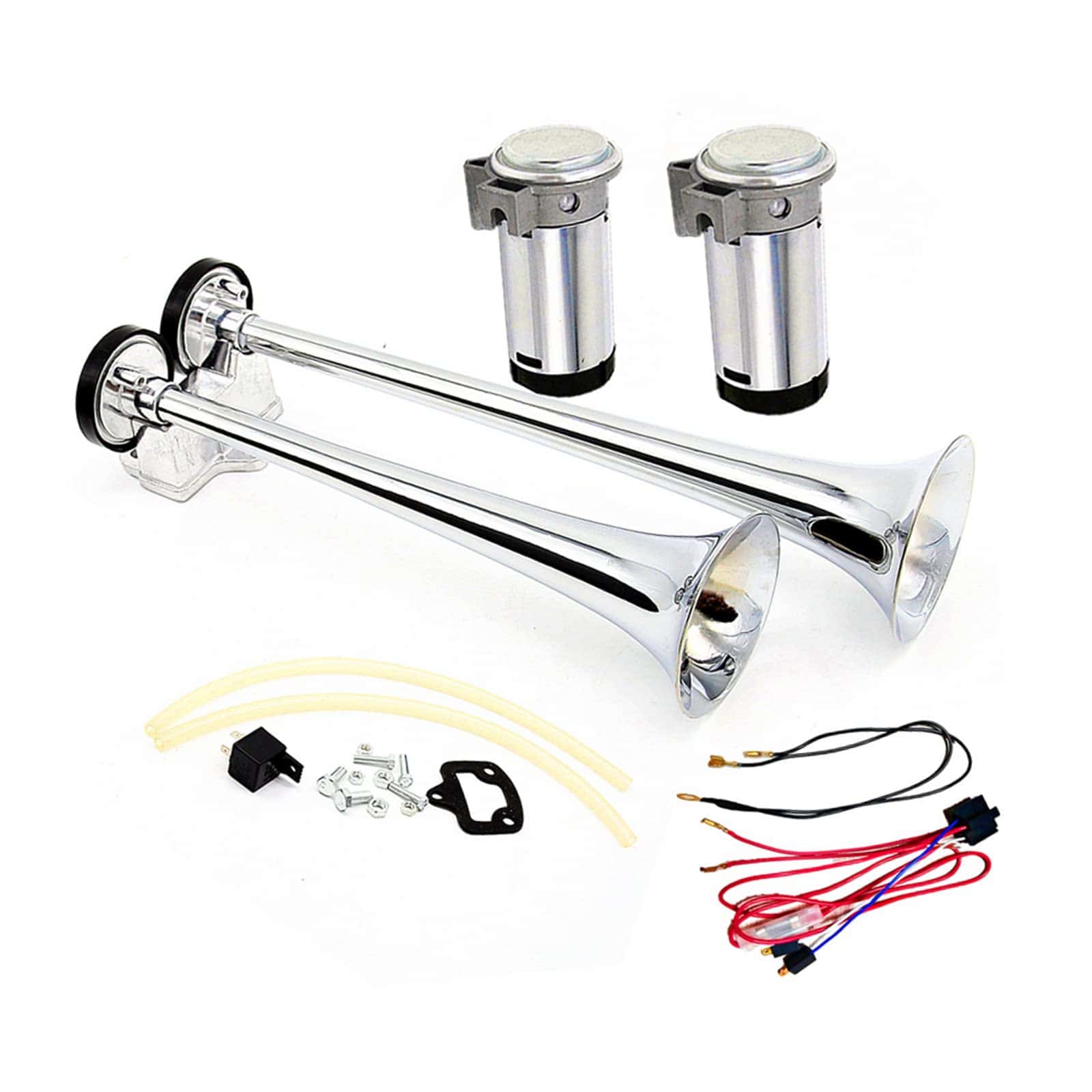 Claxon de auto YIYDA 165DB de tono alto y bajo 24V Doble - Imagen 8