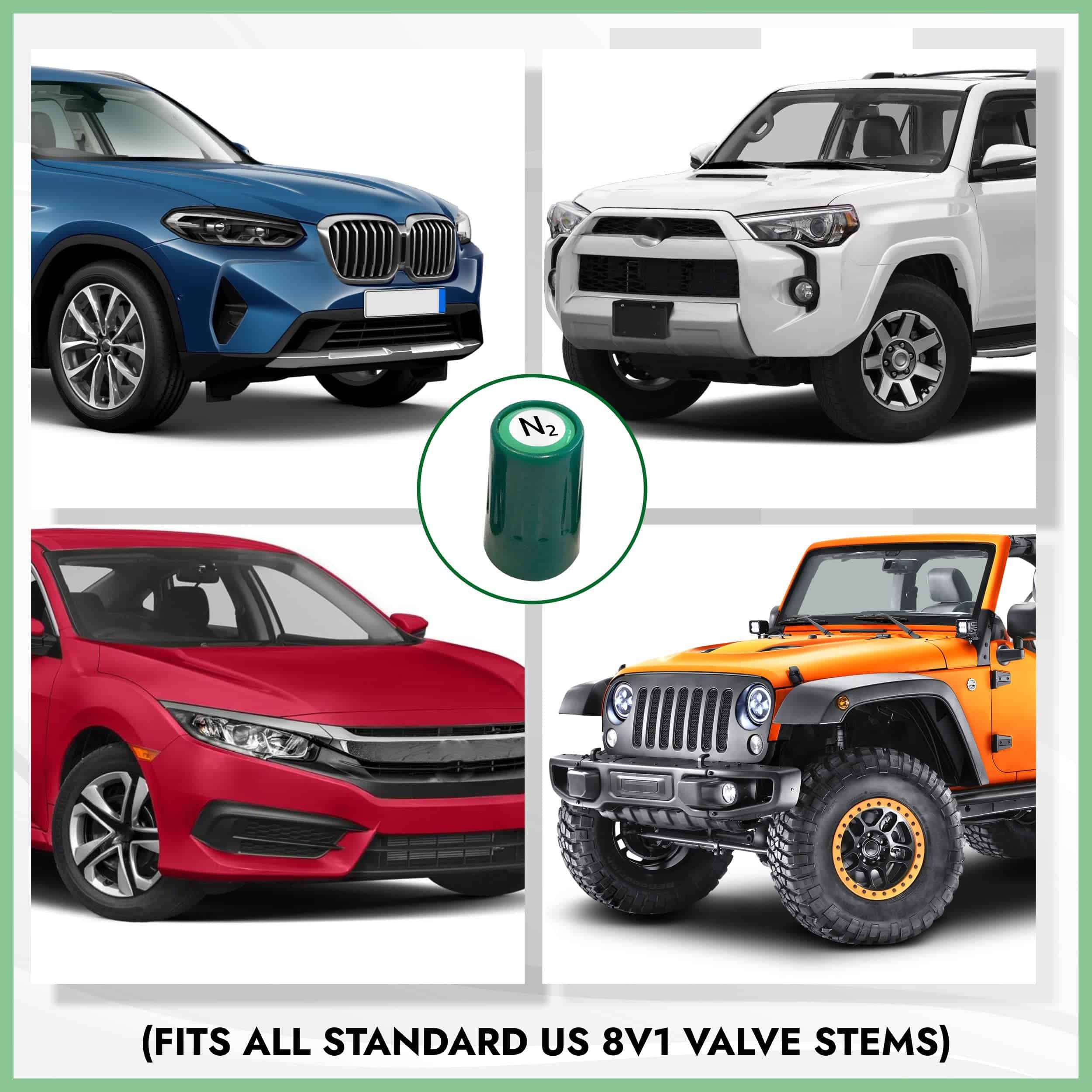 Tapas de Válvula de Neumático de Nitrógeno Ecco SKU 604 - Imagen 5