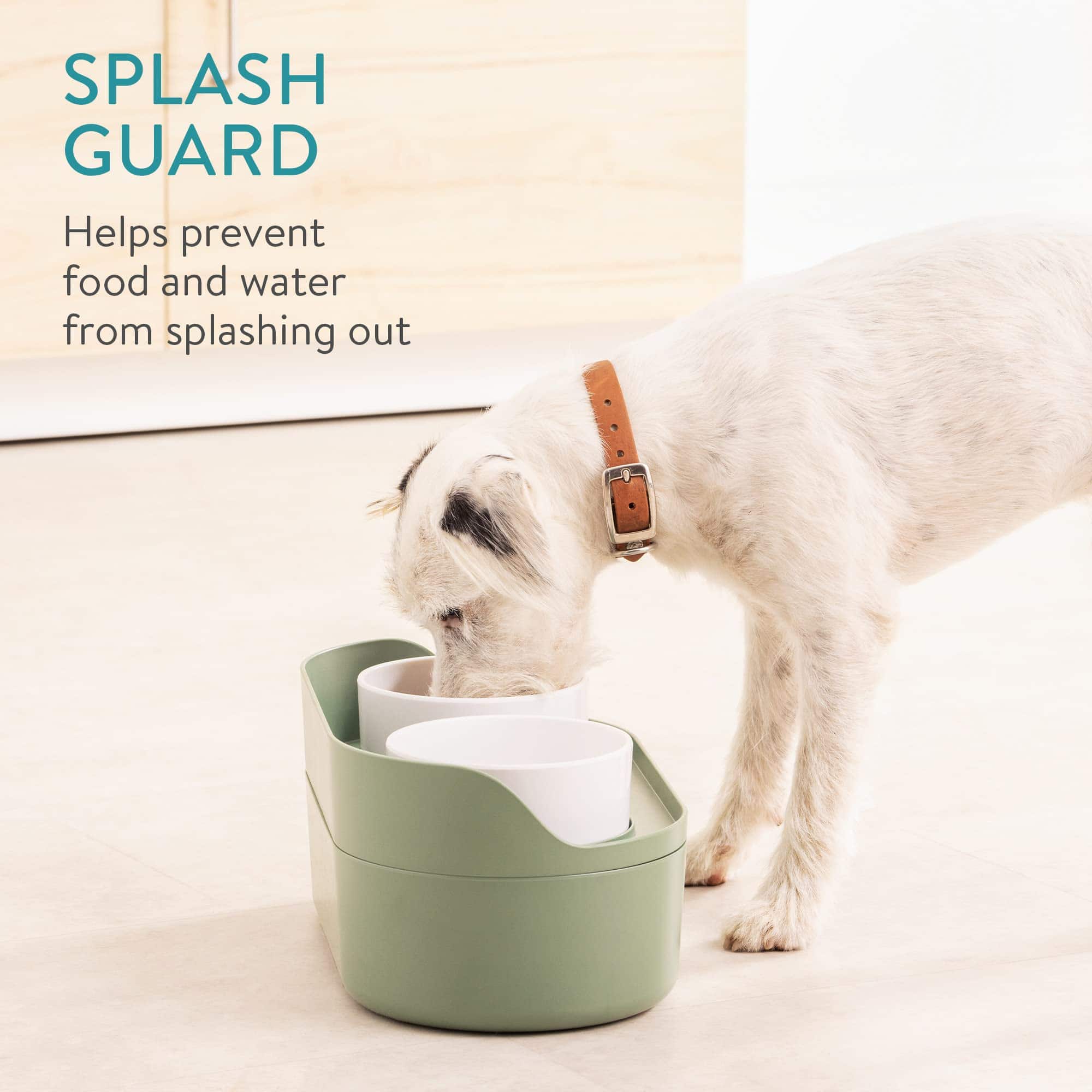 Estación de Alimentación para Mascotas Navaris con 2 - Imagen 3