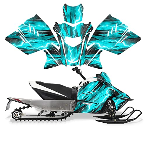 Kit de gráficos completos para motonieve AMR Racing con