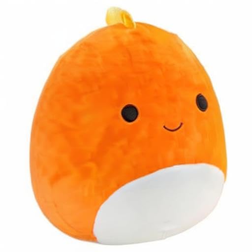 Peluche Squishmallows 14" Amideus El Dinosaurio Naranja - Imagen 3