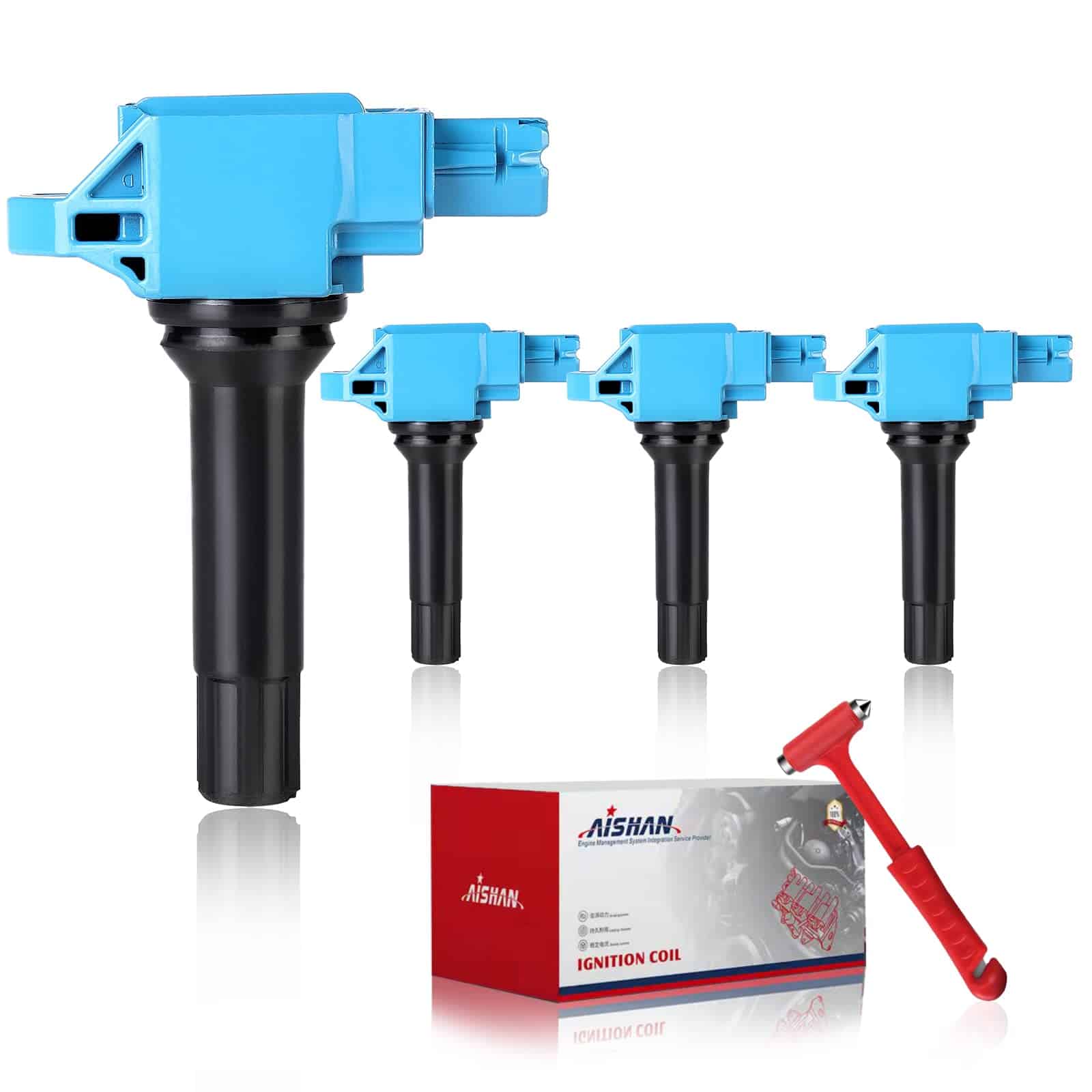 Conjunto de 4 Bobinas de Encendido Compatible con Subaru