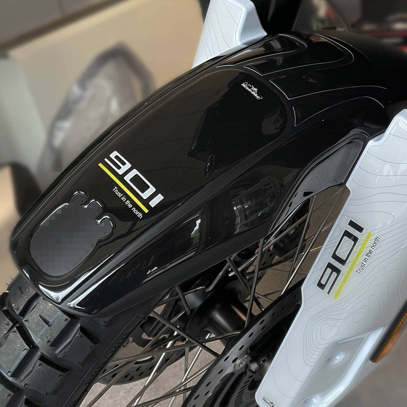 Calcomanías de Resina 3D para Moto Compatible con Husqvarna