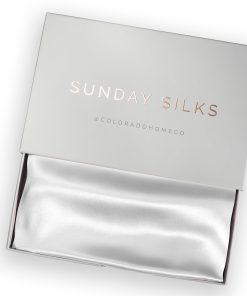 Colorado Home Co Funda de Almohada de Seda 100% Morera