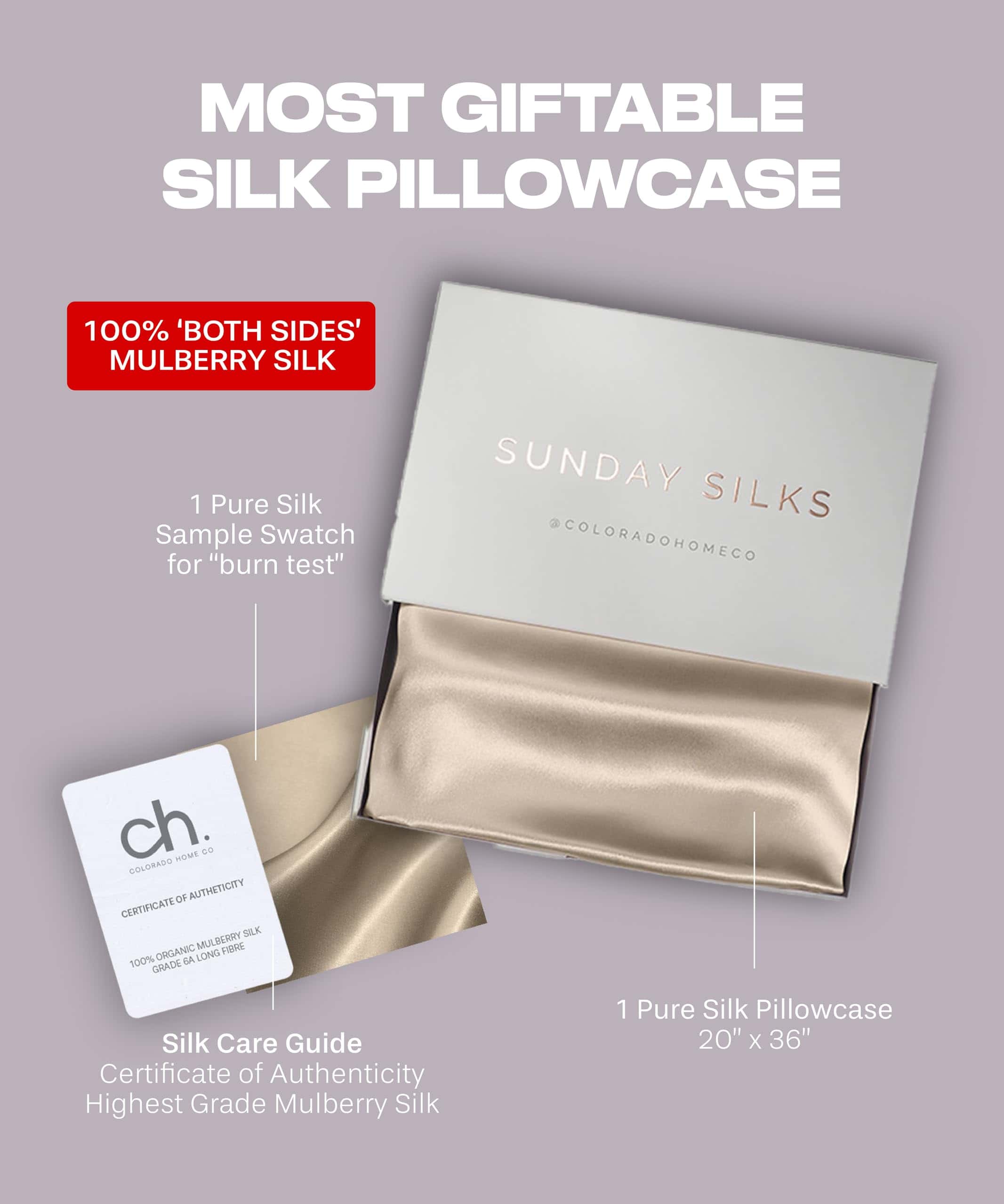 Funda de Almohada de Seda | 100% Seda Pura | 22 Momme Grado - Imagen 7