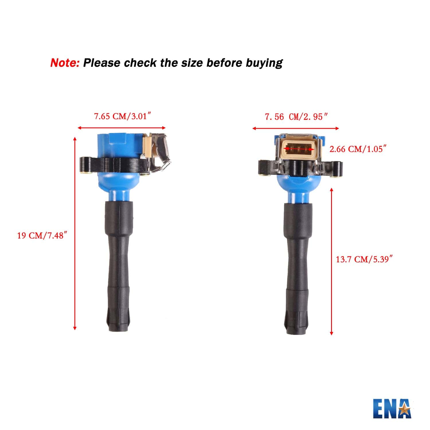 Paquete de 6 Bobinas de Encendido Azules ENA Compatible con - Imagen 6