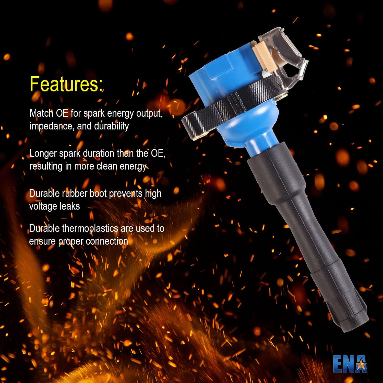 Paquete de 6 Bobinas de Encendido Azules ENA Compatible con - Imagen 8