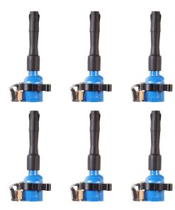 Paquete de 6 Bobinas de Encendido Azules ENA Compatible con