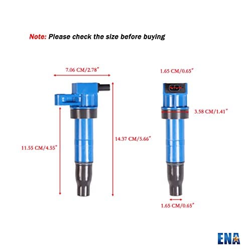 ENA Juego de 4 Bobinas de Encendido Azules Compatibles con - Imagen 6
