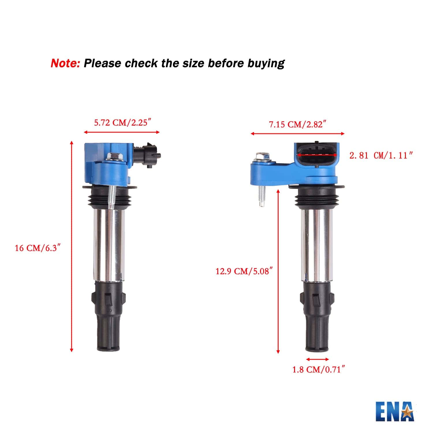 Pack de 6 Bobinas de Encendido ENA Azul 2.8 3.6 V6 2004 - Imagen 6