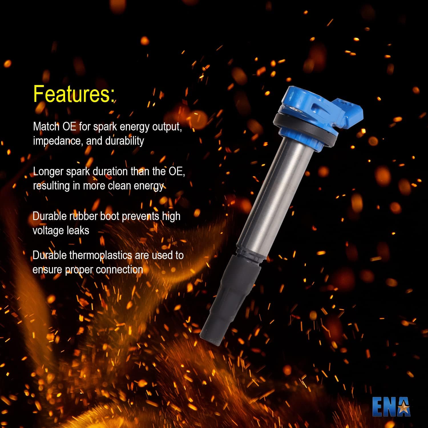 ENA Juego de 4 Paquetes de Bobinas de Encendido Azules - Imagen 8