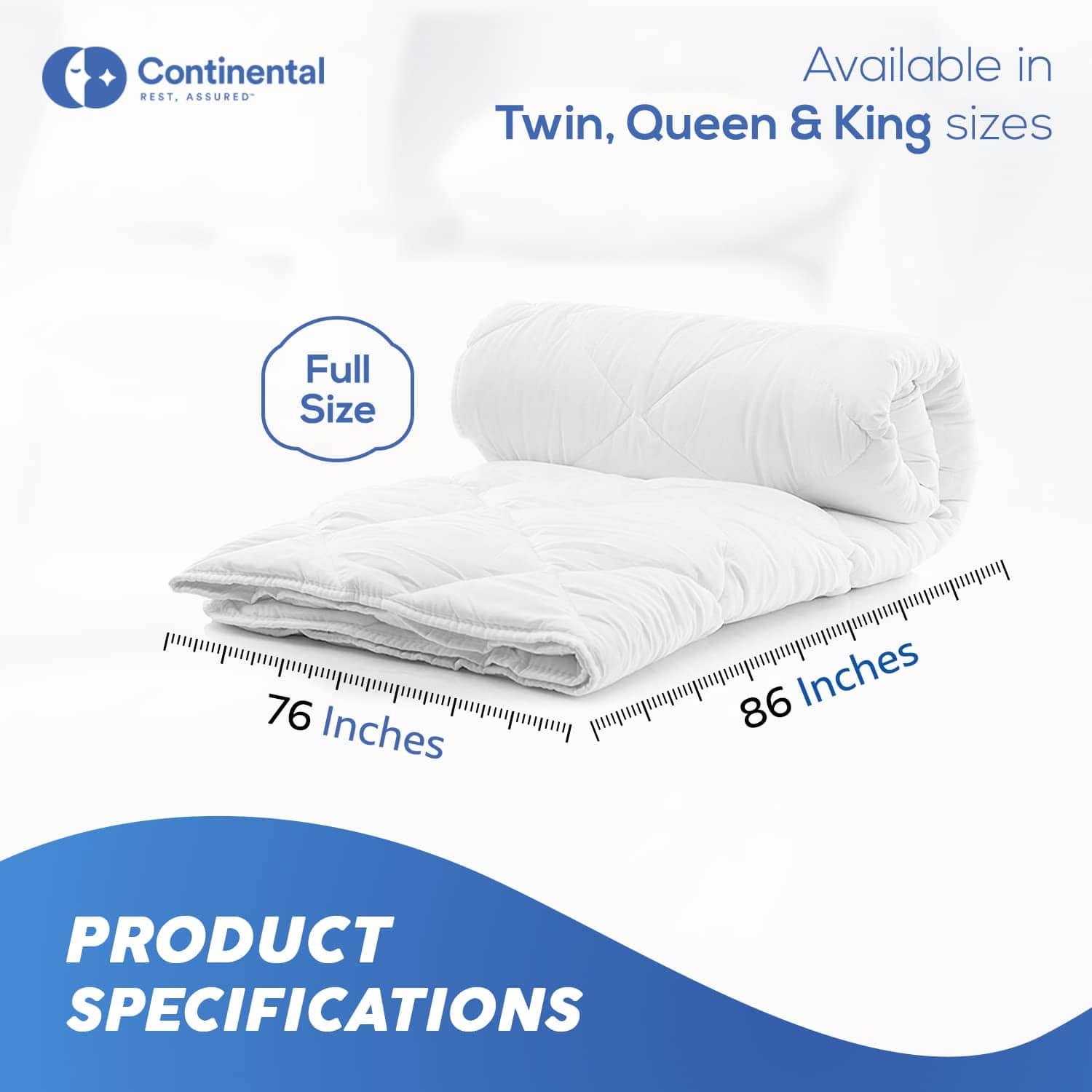 Edredón Europeo de Confort Serenidad con Relleno de Plumón - Imagen 4