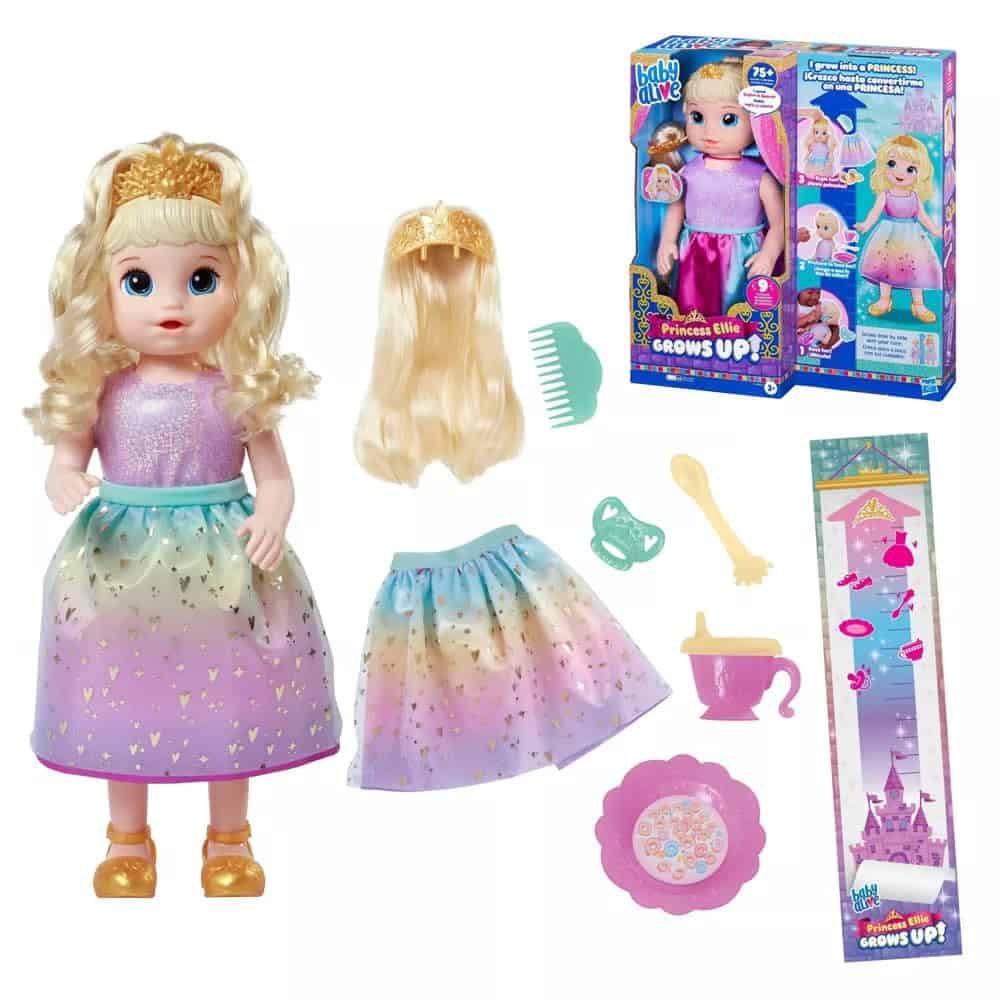 Muñeca Interactiva Baby Alive Princess Ellie Grows Up! con - Imagen 5