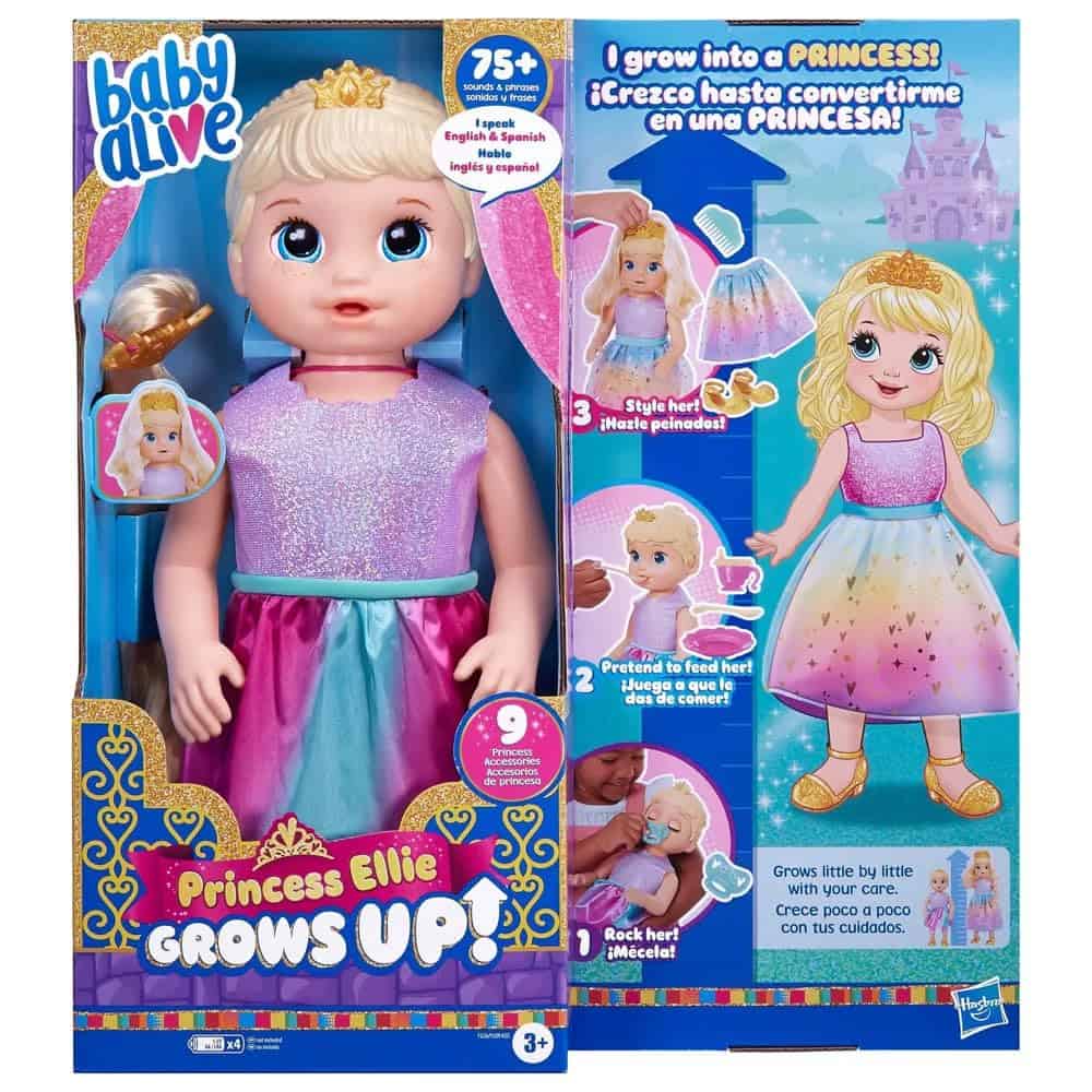 Muñeca Interactiva Baby Alive Princess Ellie Grows Up! con - Imagen 4