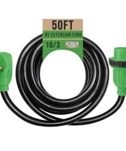 Cablectric 30 Amp 10/3 Cable de Extensión para RV y Auto -