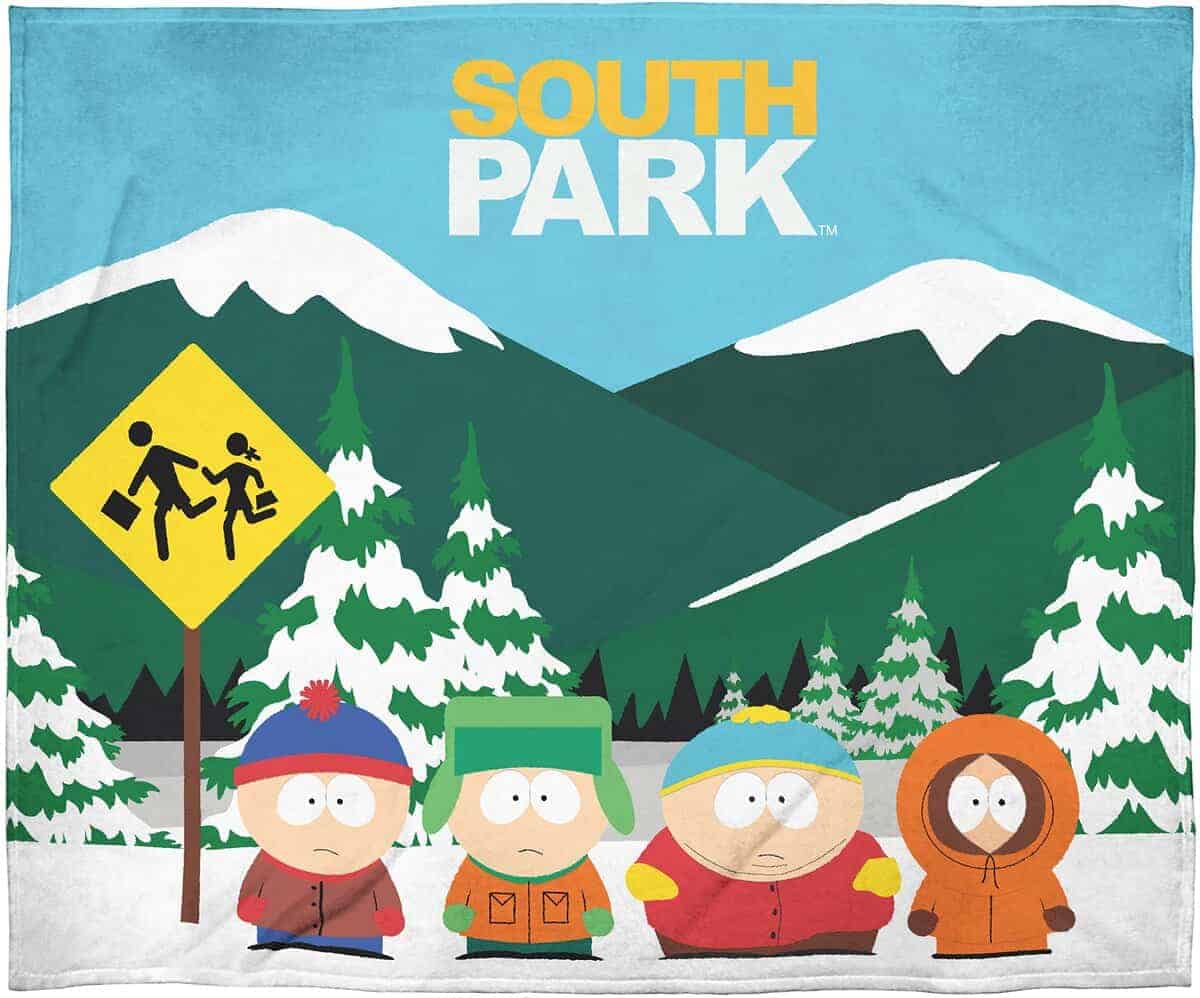 INTIMO Cobija de South Park con los personajes Stan Marsh,