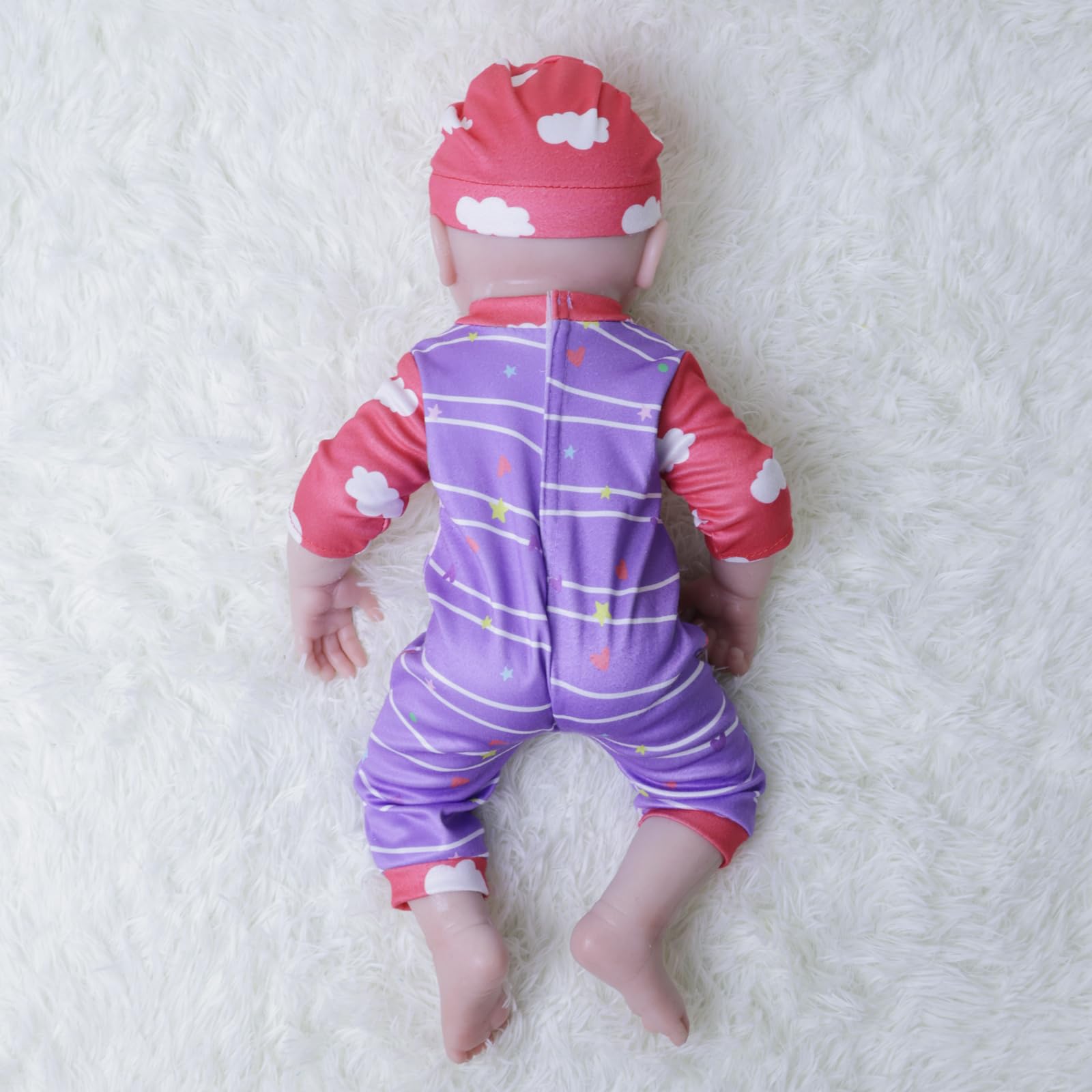 Muñeca de bebé de silicona completa AISITE - Muñecas de - Imagen 5