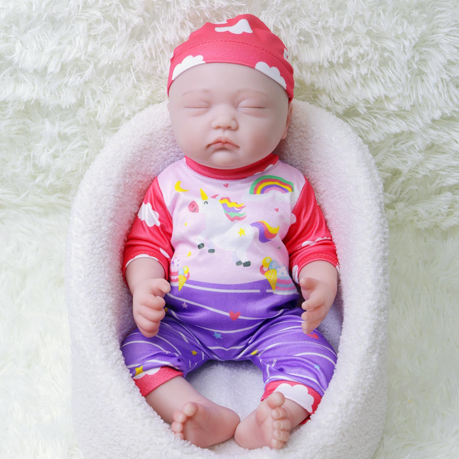 Muñeca de bebé de silicona completa AISITE - Muñecas de