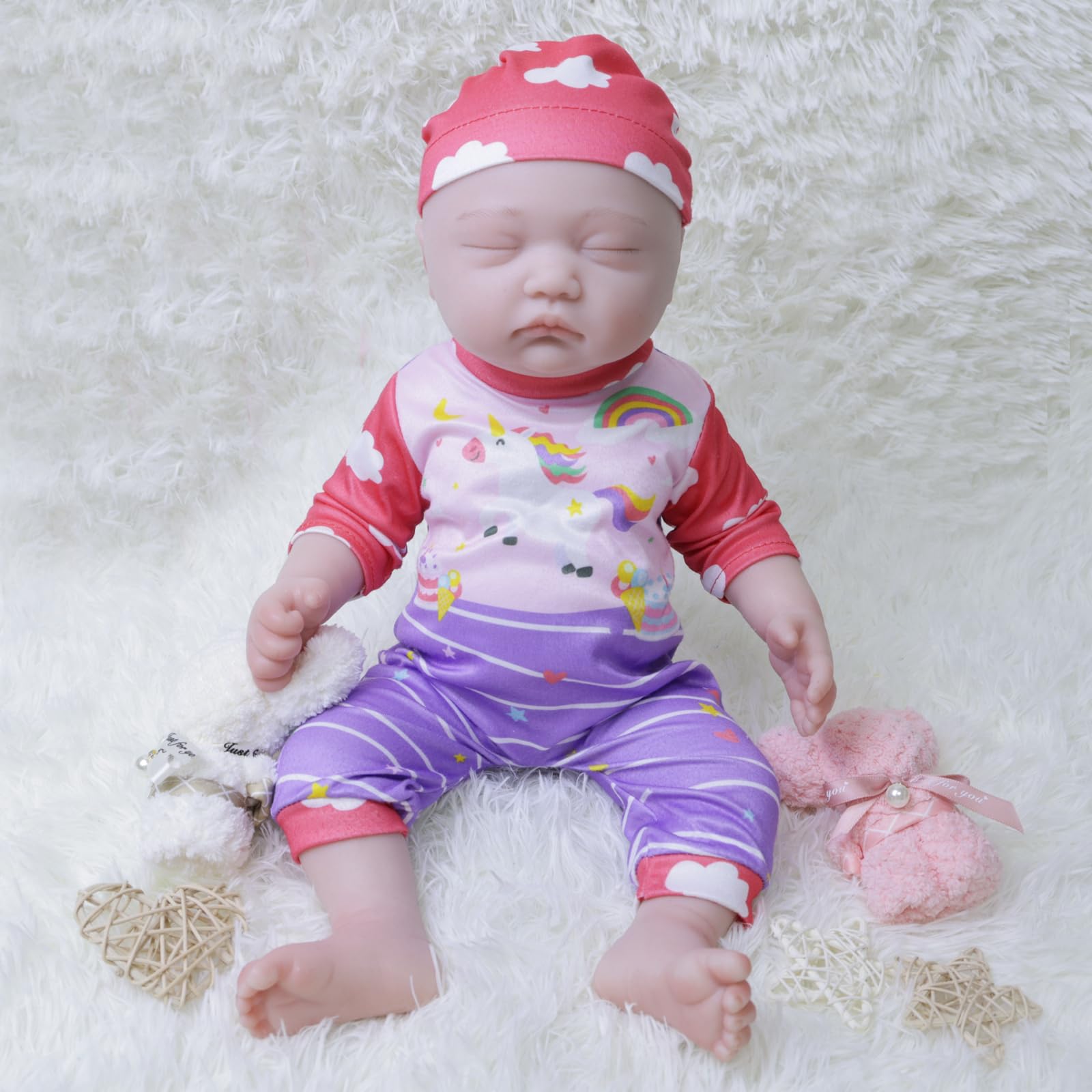 Muñeca de bebé de silicona completa AISITE - Muñecas de - Imagen 3