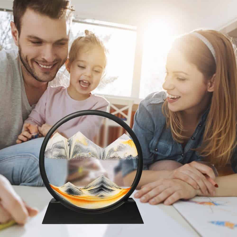 Cuadro de Arte de Arena en Movimiento Muyan Paisajes de - Imagen 6