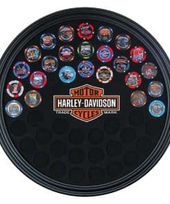 Harley-Davidson Marco para Fichas de Póker Redondo con el