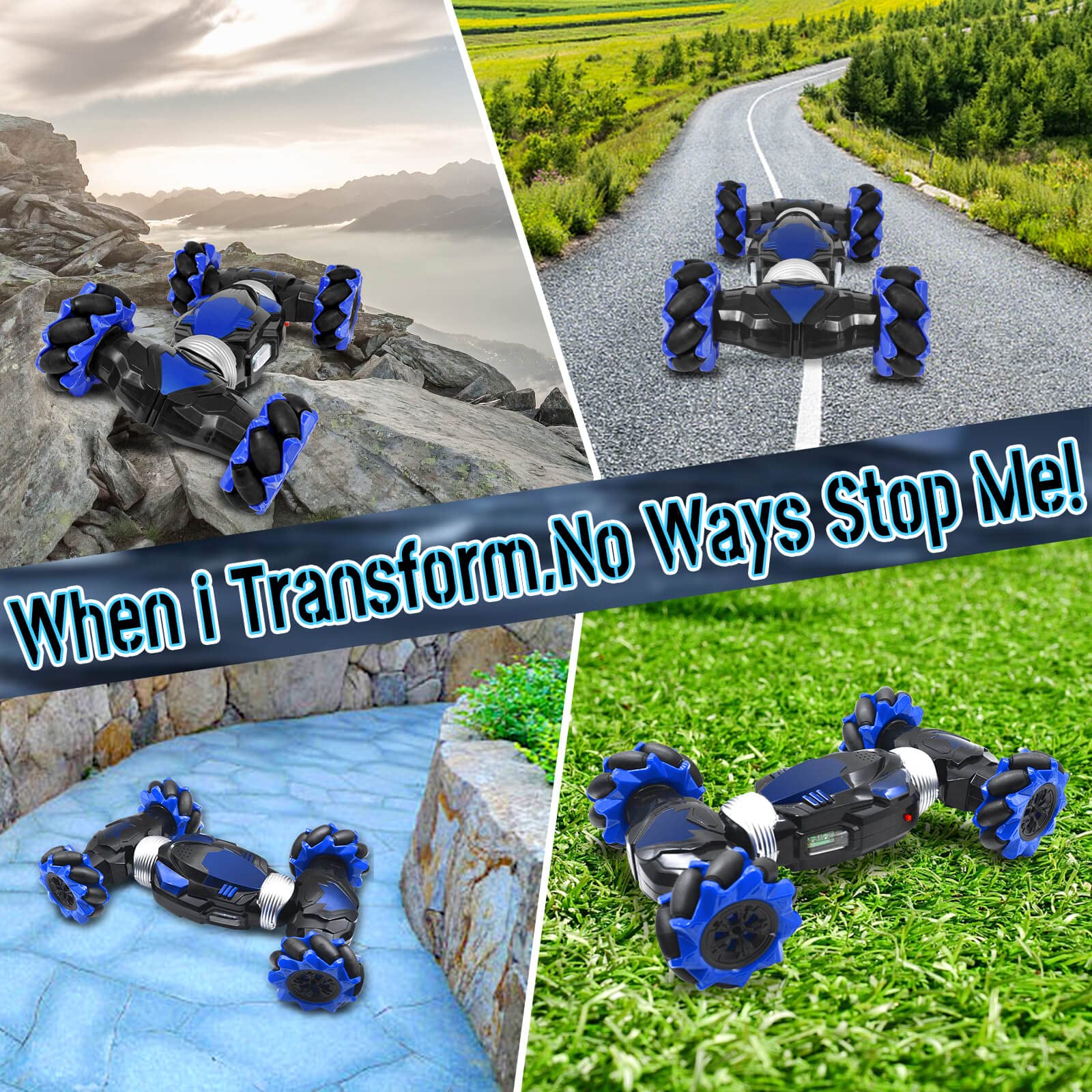 AGNEVE Coche de Acrobacias con Sensor de Gestos con Luces y - Imagen 7