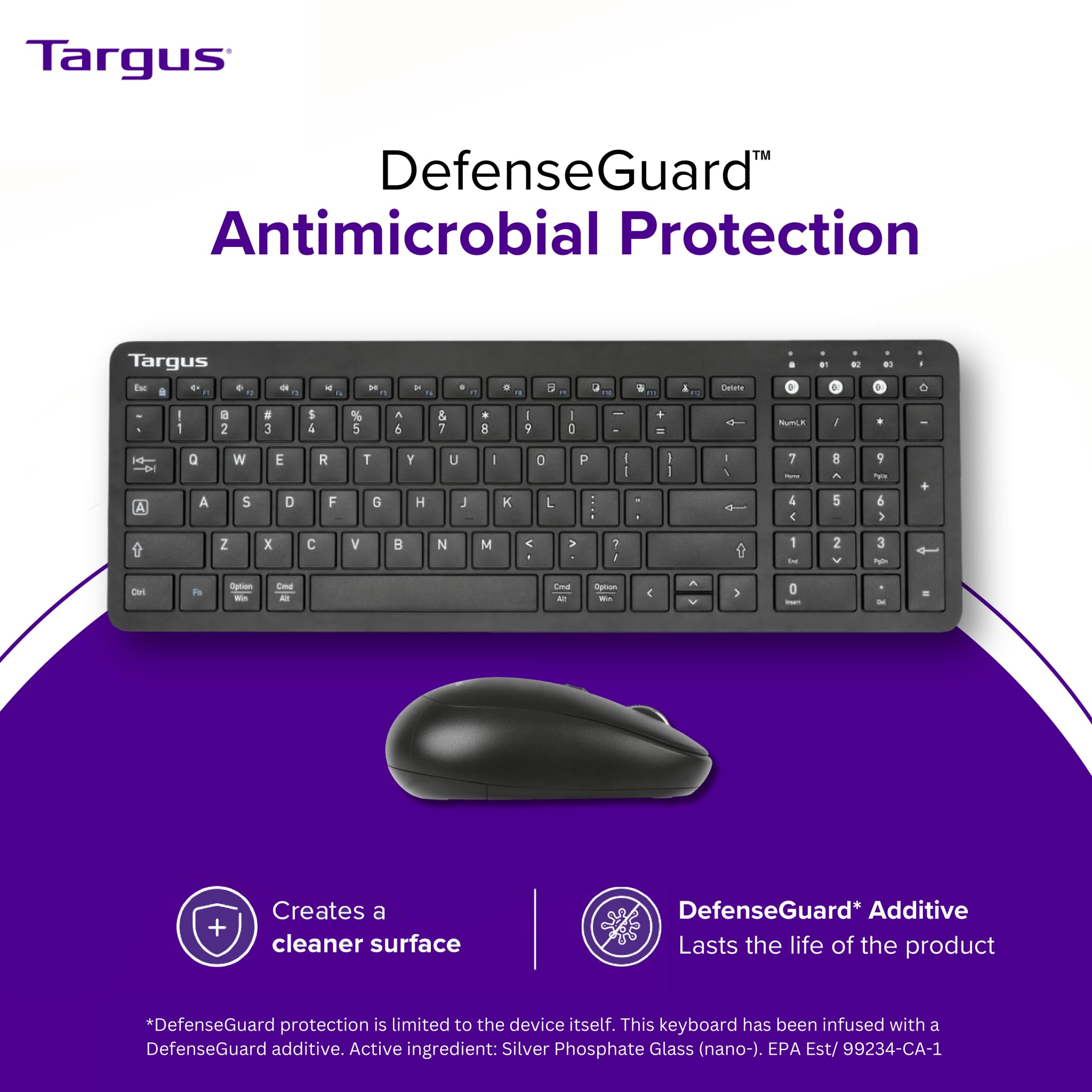 Combo de Teclado y Mouse Targus AKM619AMUS - Imagen 7