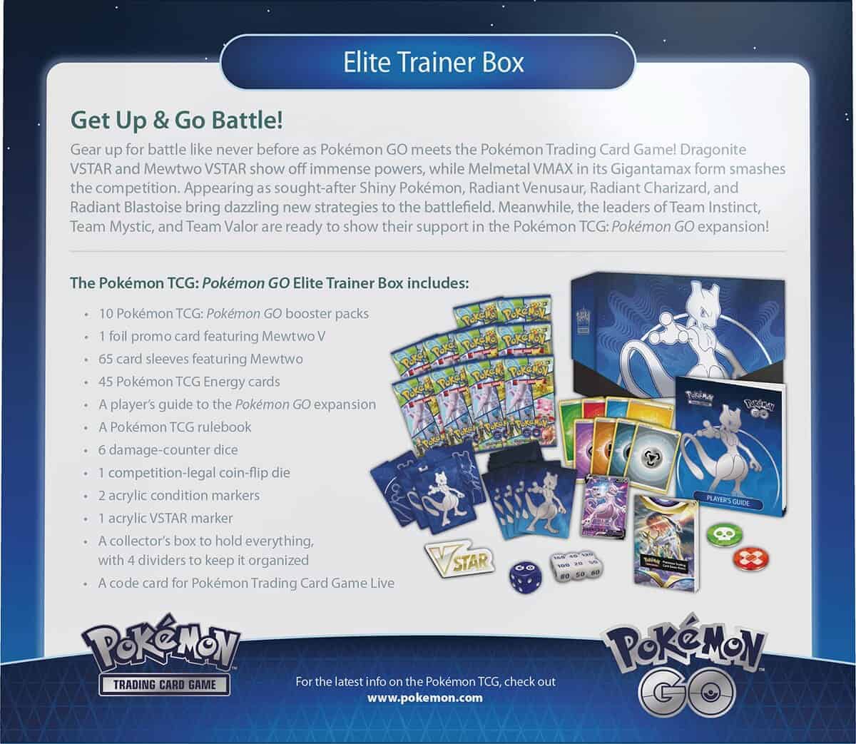 Pokemon TCG: Pokemon GO Elite Trainer Box - Imagen 7