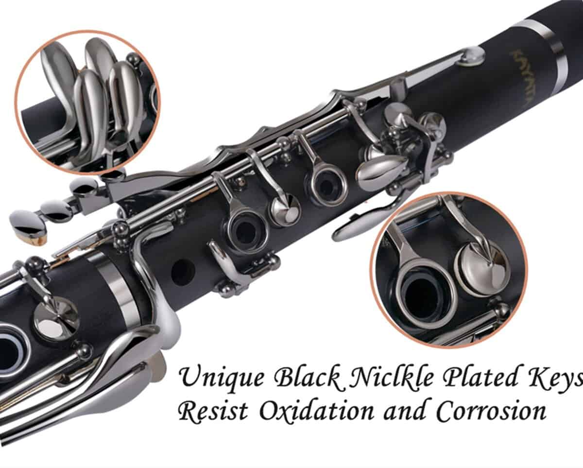 Clarinet Bb KAYATA con cuerpo de ebonita negra, nuevas - Imagen 4