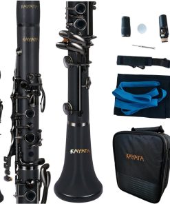 Clarinet Bb KAYATA con cuerpo de ebonita negra, nuevas