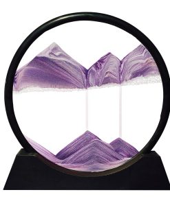 Cuadro de Arena en Movimiento Aoderun Round Glass 3D Deep