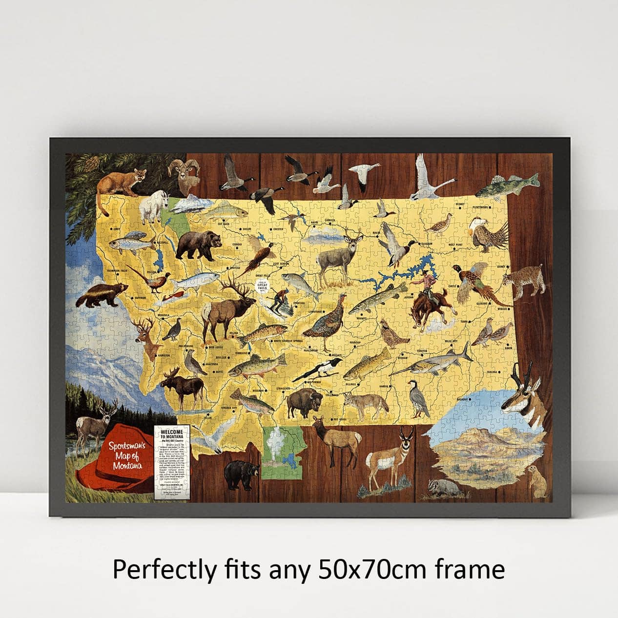 Rompecabezas de 1000 piezas | 1967 | Mapa Pictórico - Imagen 4