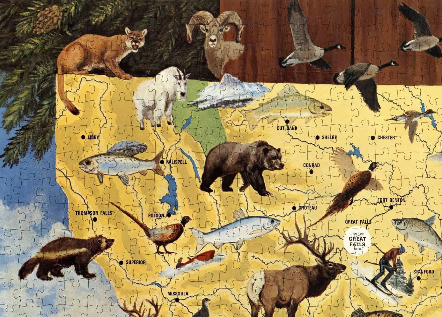 Rompecabezas de 1000 piezas | 1967 | Mapa Pictórico - Imagen 5