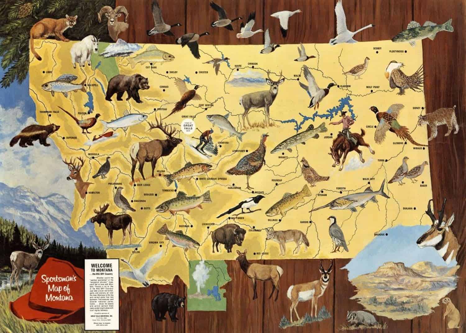 Rompecabezas de 1000 piezas | 1967 | Mapa Pictórico