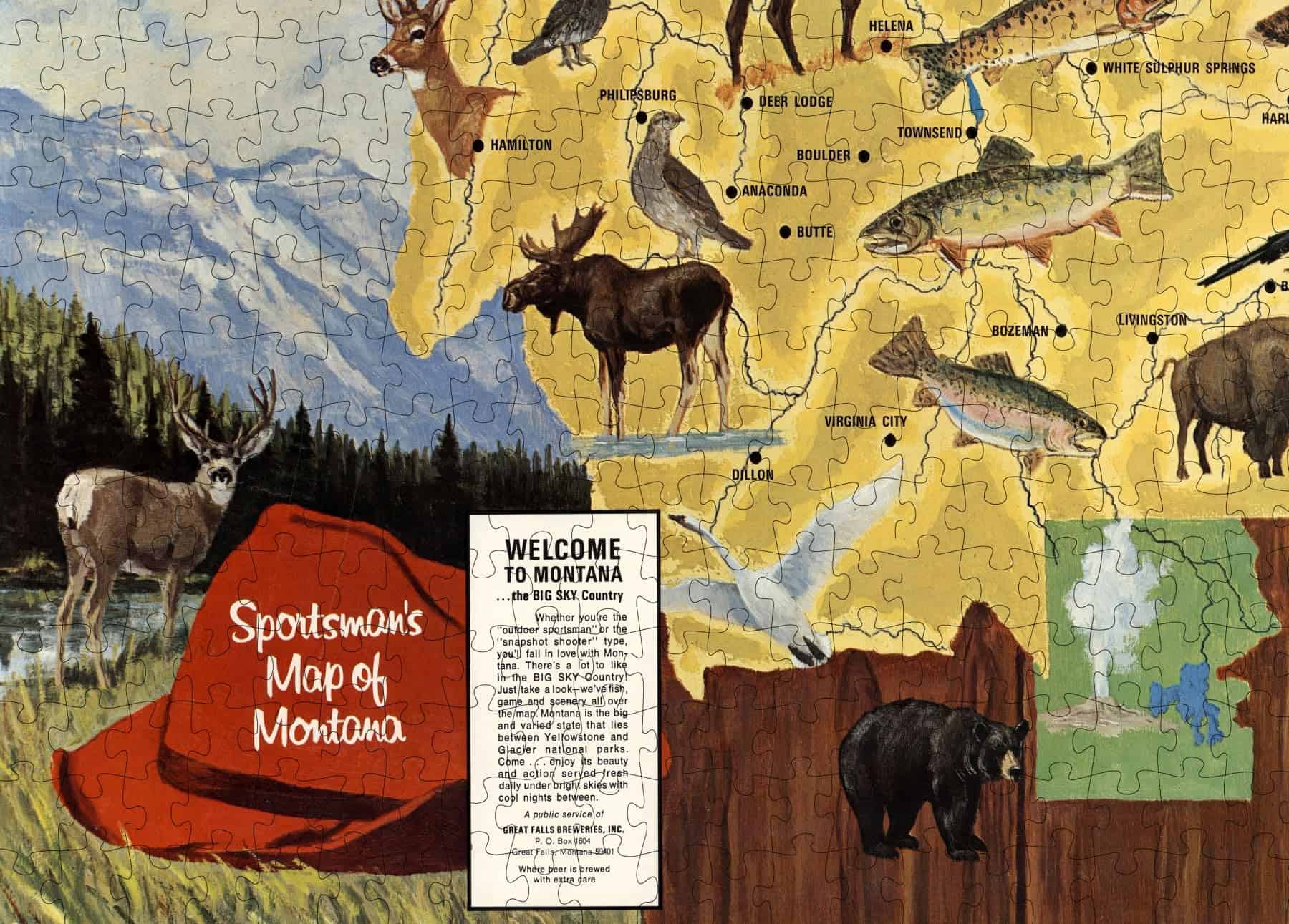 Rompecabezas de 1000 piezas | 1967 | Mapa Pictórico - Imagen 7