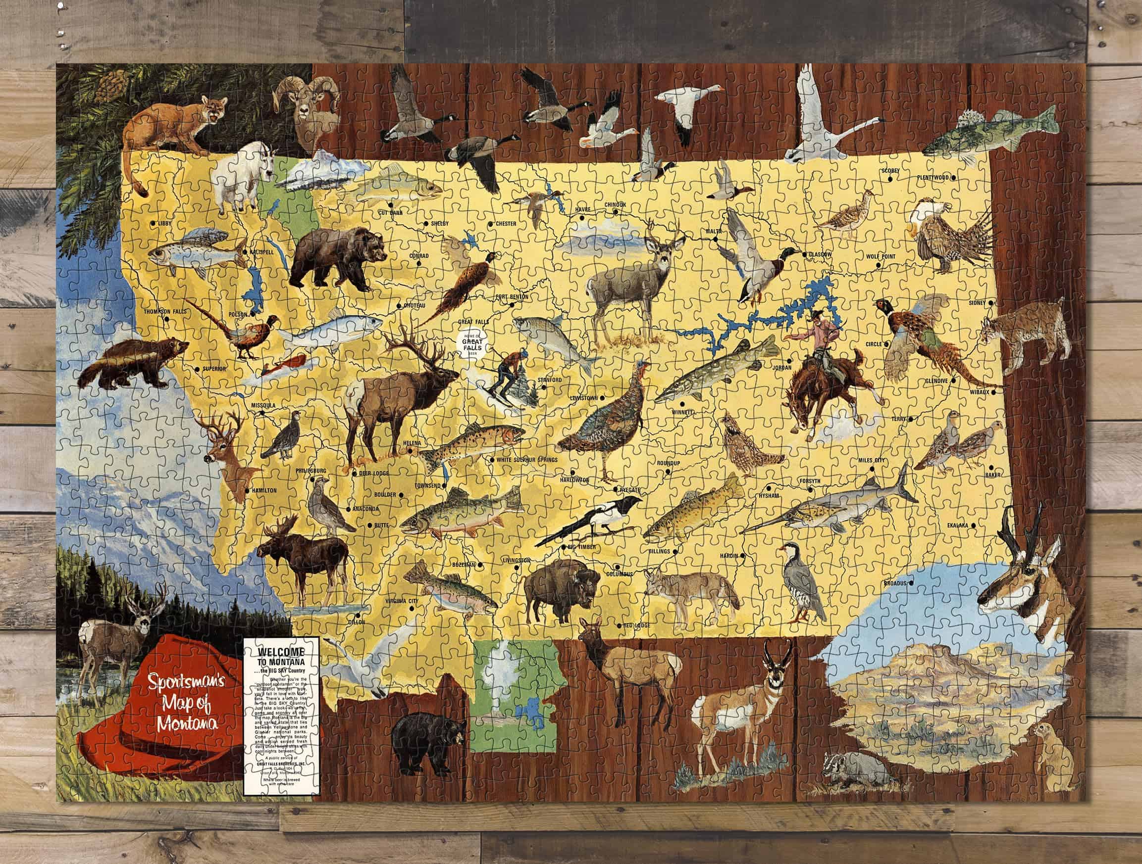 Rompecabezas de 1000 piezas | 1967 | Mapa Pictórico - Imagen 10