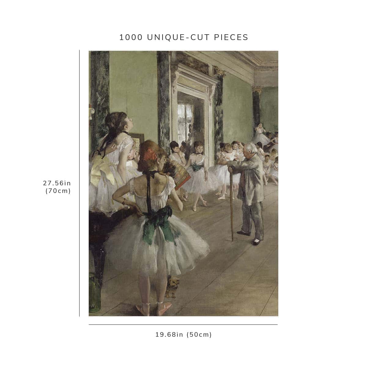 Rompecabezas de 1000 Piezas - Pintura de Museo - La Clase - Imagen 9