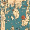 Rompecabezas de 1000 piezas | Mapa de Maine de 1931 | Bahía