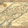 Rompecabezas de 1000 piezas mapa para adultos | 1950 Región