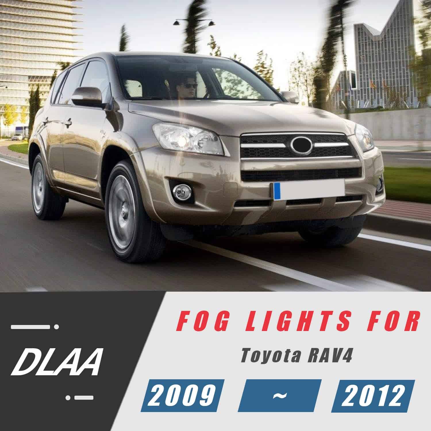 Faros de Niebla DLAA Para Toyota RAV4 2009 2010 2011 2012 - Imagen 8