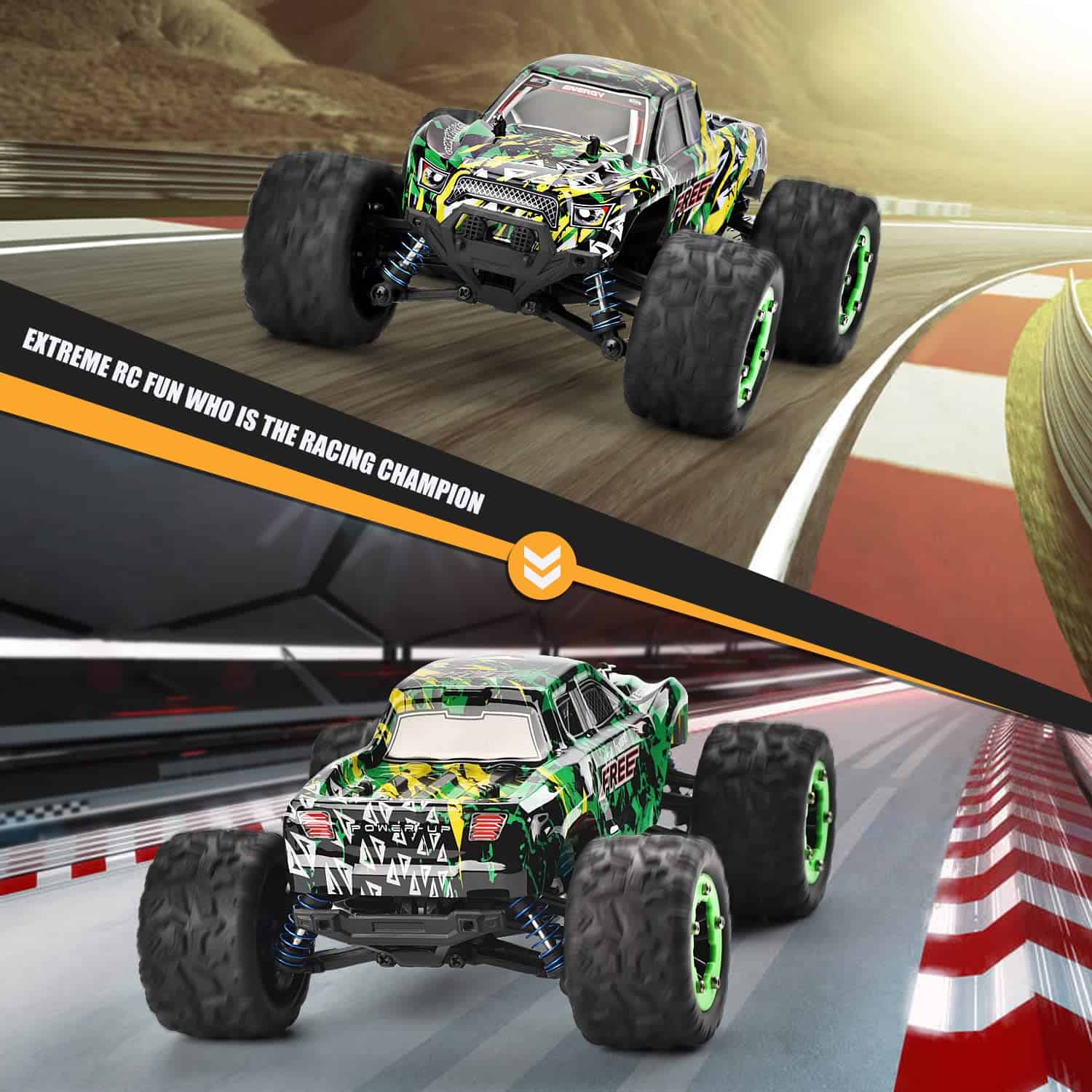 Carros RC Todo Terreno Escala 1:18, 2.4Ghz de Alta - Imagen 9