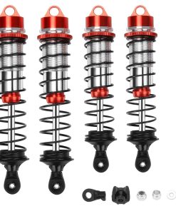 4x Amortiguador Amortiguador Delantero Trasero de Aleación